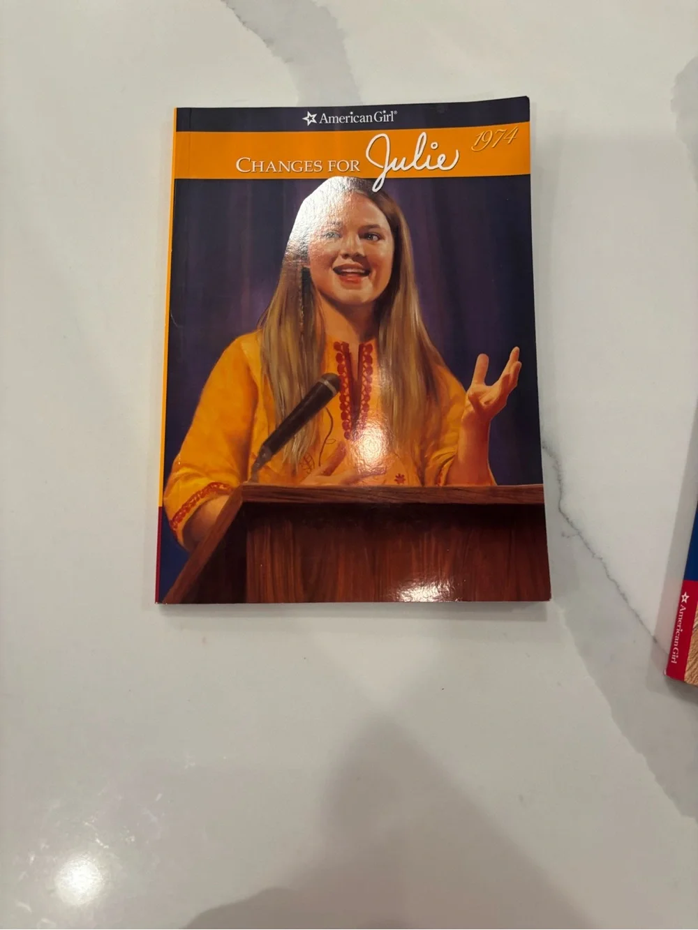 American Girl Paperback Set with Yellow, Red, and Green Covers